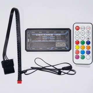 هاب کنترلر فن ARGB 6pin همراه کنترل IR
