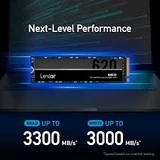 SSD M.2 NVME LEXAR NM620 512GB سلامت100 استفاده 0 ساعت (نو بدون جعبه)