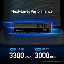 SSD M.2 NVME LEXAR NM620 512GB سلامت100 استفاده 0 ساعت (نو بدون جعبه)