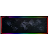 موس پد گیمینگ  Gaming Mouse Pad Map 30*80cm RGB نقشه جهان