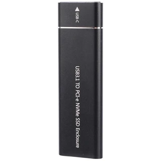 قاب هارد SSD M.2 NVME TYPE-C سرعت 10GB بر ثانیه مشکی
