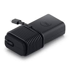 شارژر لپ تاپ دل اورجینال درحد نو DELL 65W CHARGER TYPE-C