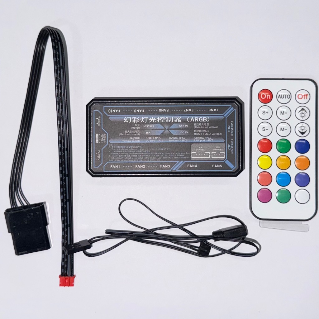 هاب کنترلر فن ARGB 6pin همراه کنترل IR