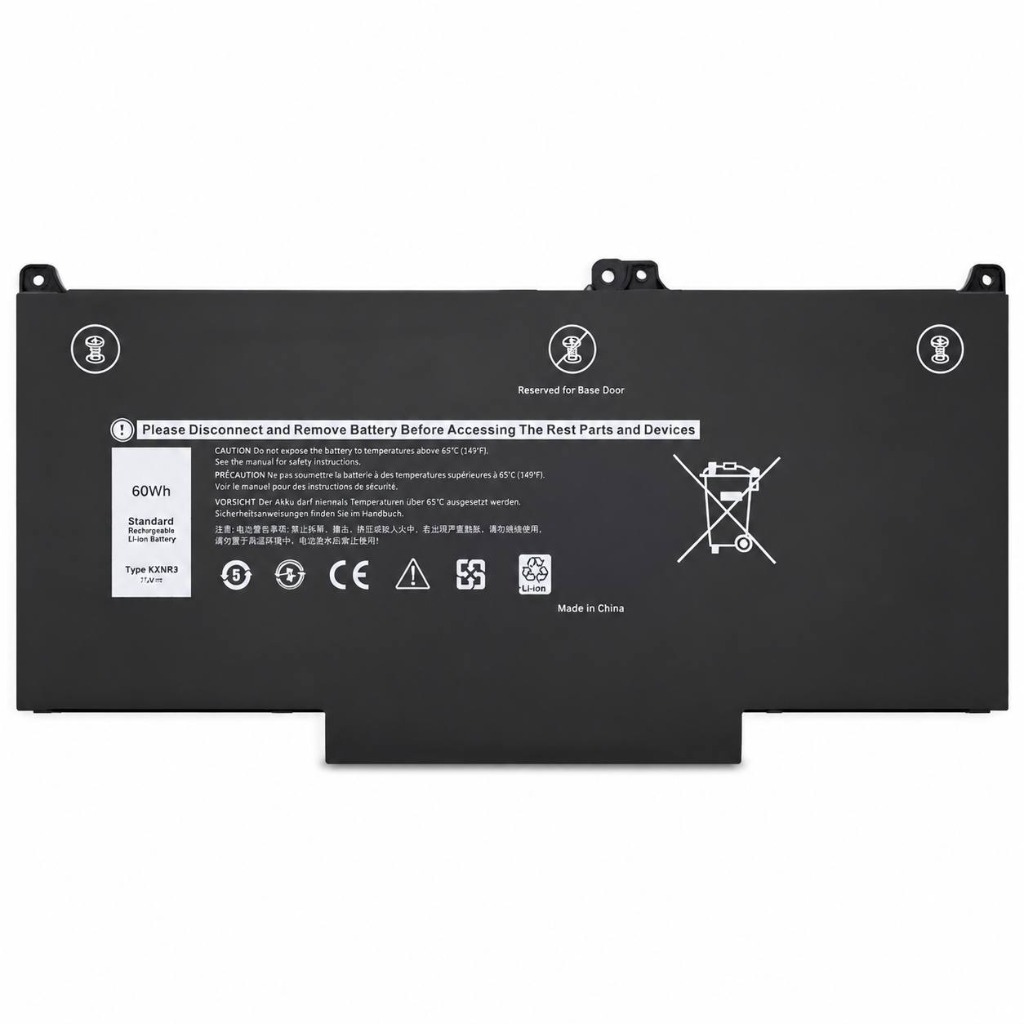 باتری لپ تاپ دل مدل MXV9V ظرفیت 60WH مناسب برای لپ تاپ های DELL LATTITUDE 5300/5310/7300/7400 تاریخ جدید